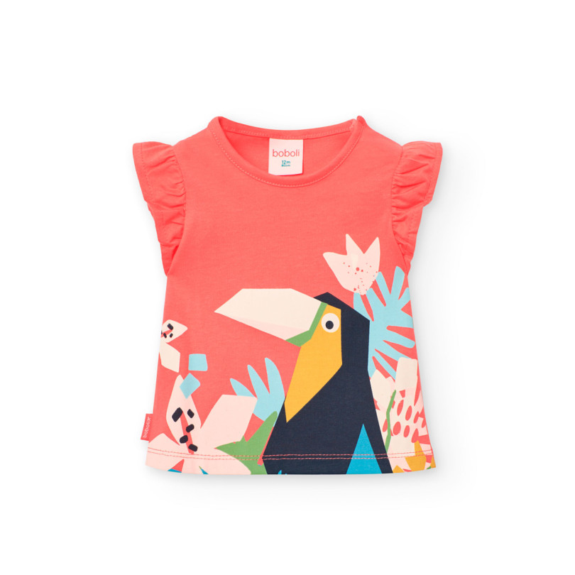 Camiseta punto de bebé niña