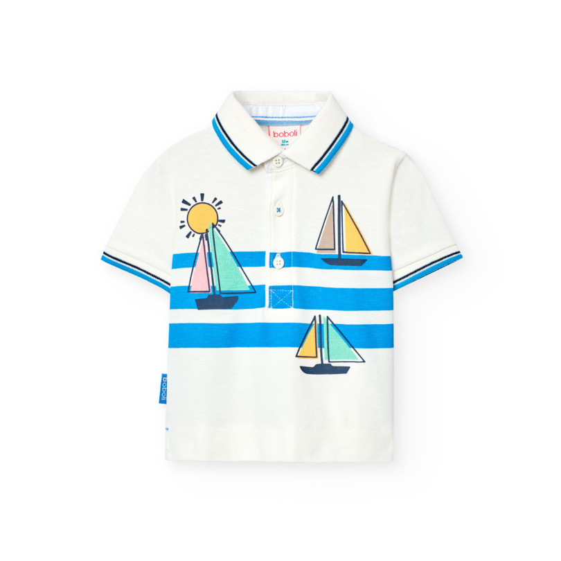 Polo piqué de bebé niño