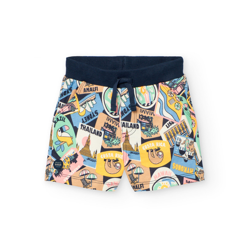 Bermudas felpa de bebé niño