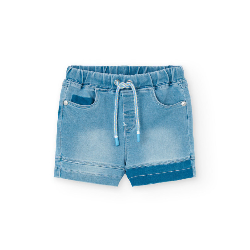 Bermudas denim punto de bebé