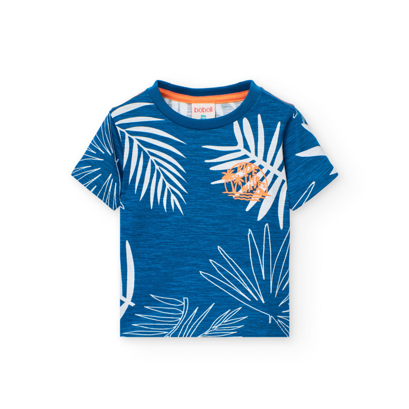 Camiseta punto flamé de bebé niño