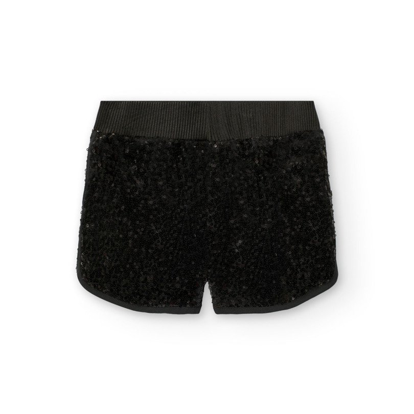 Short con lentejuelas de niña