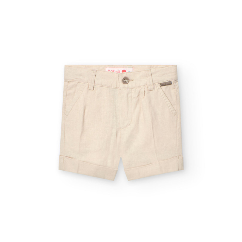 Bermudas lino de bebé niño