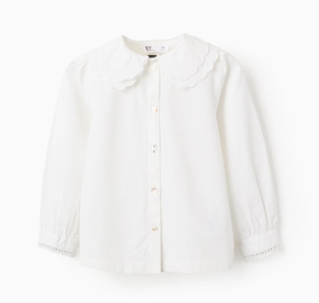 Camisa Zippy blanca
