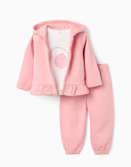 Conjunto 3 piezas bebe niña