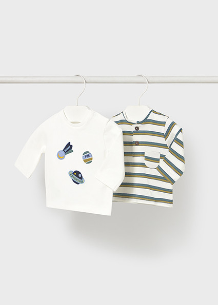 Pack de 2 Camisetas Manga Larga