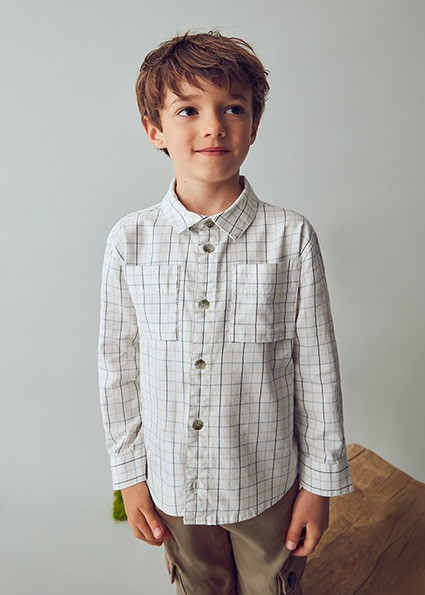Camisa Manga Larga Cuadros