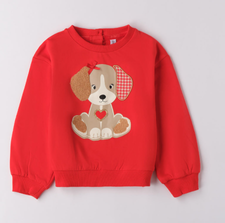 Sudadera perro roja