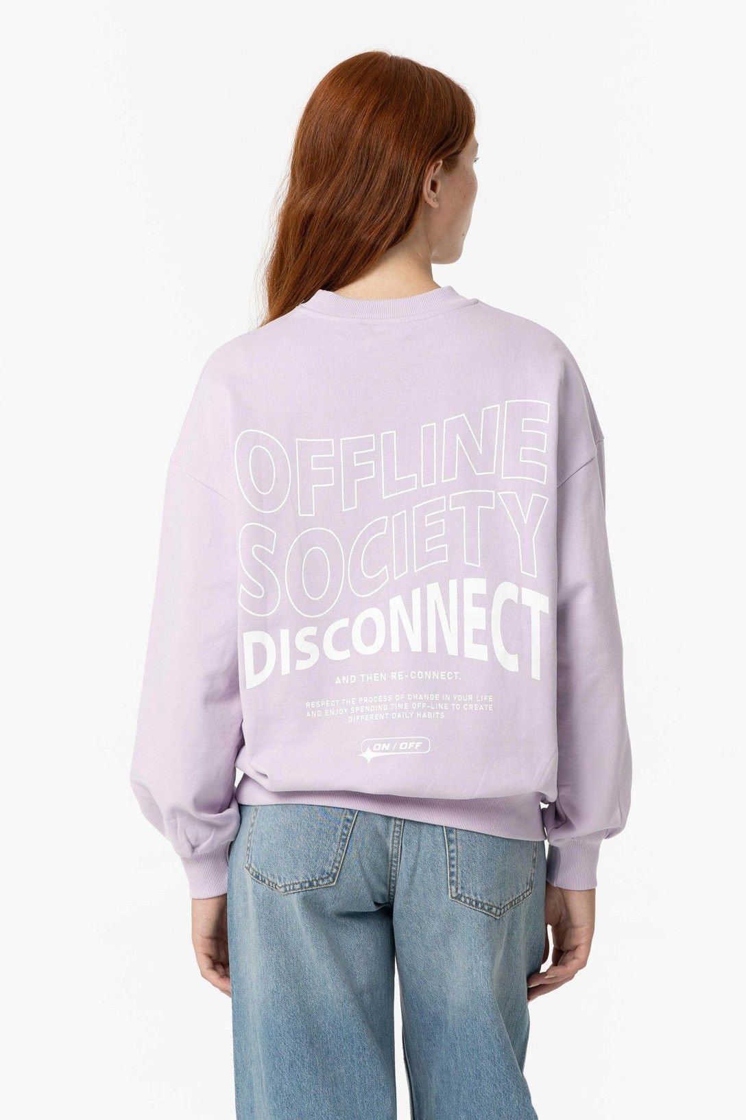 Sudadera Con Ondas En Espalda