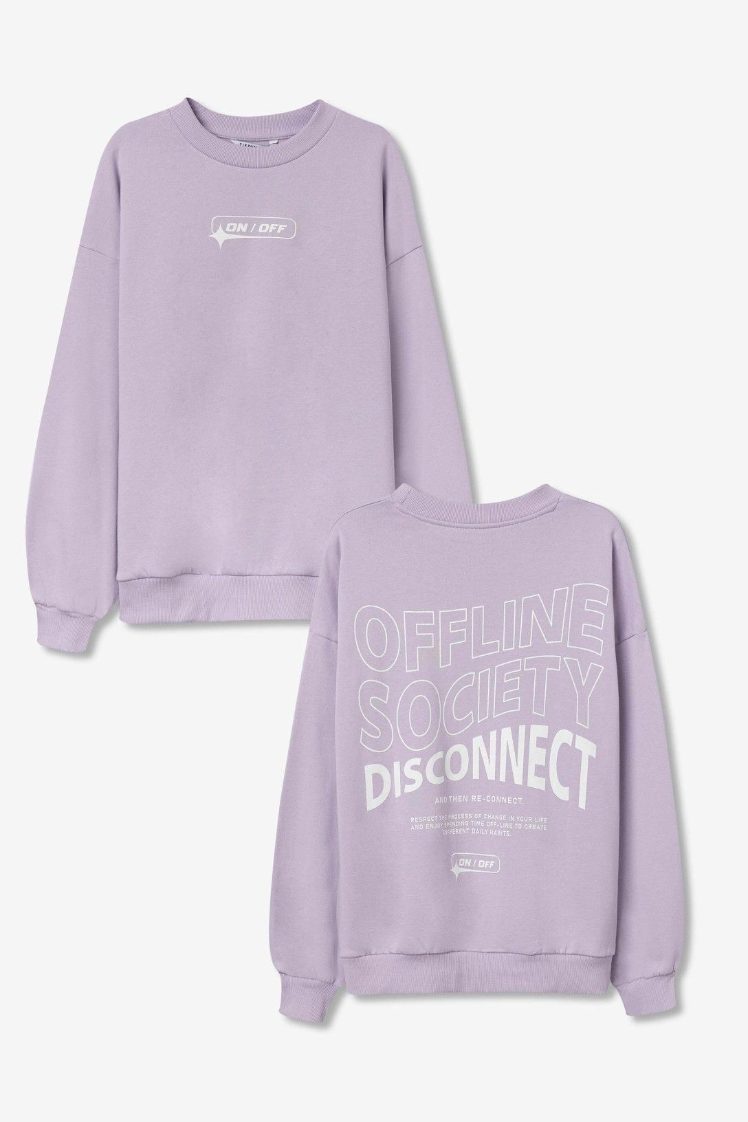 Sudadera Con Ondas En Espalda