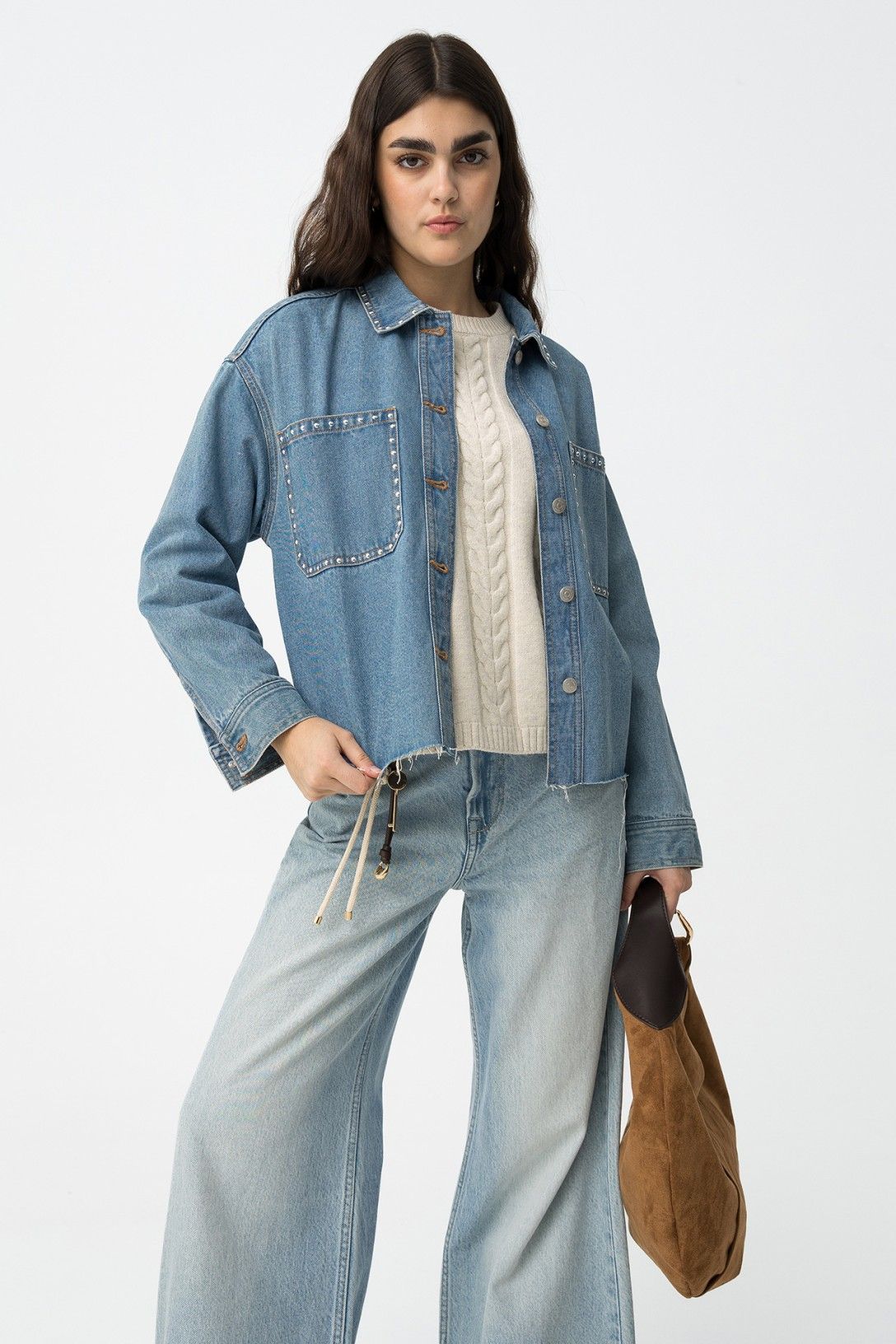 Camisa vaquera con Tachuelas