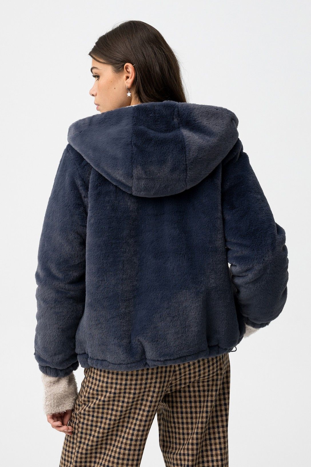 Abrigo  de pelo sintético