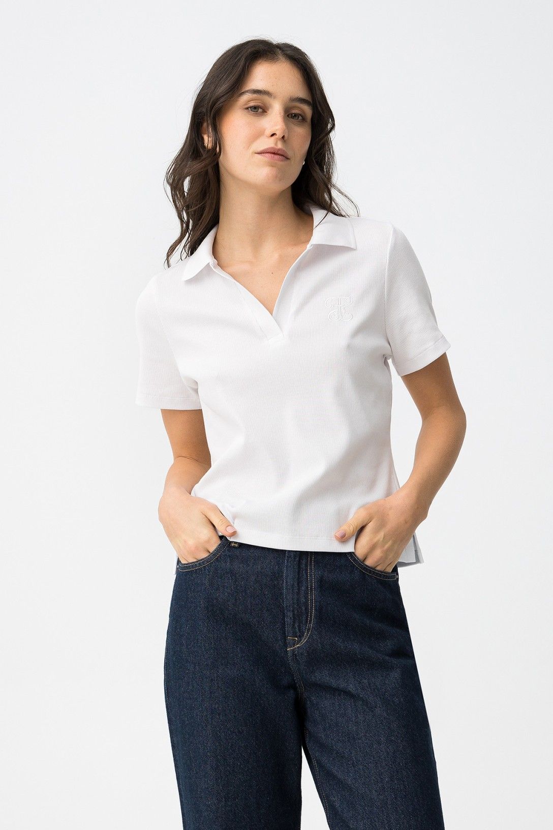 Camiseta Manga Corta Cuello Polo