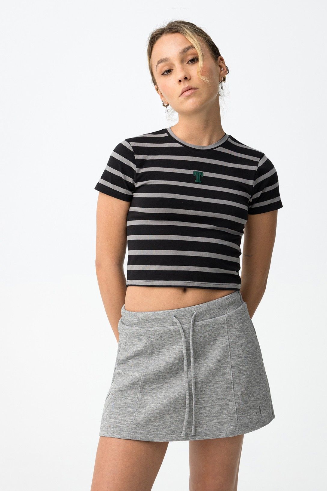 Camiseta Manga Corta Rayas