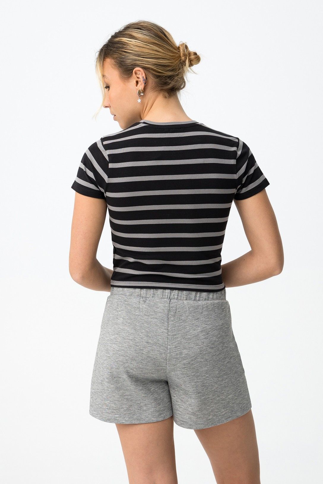 Camiseta Manga Corta Rayas