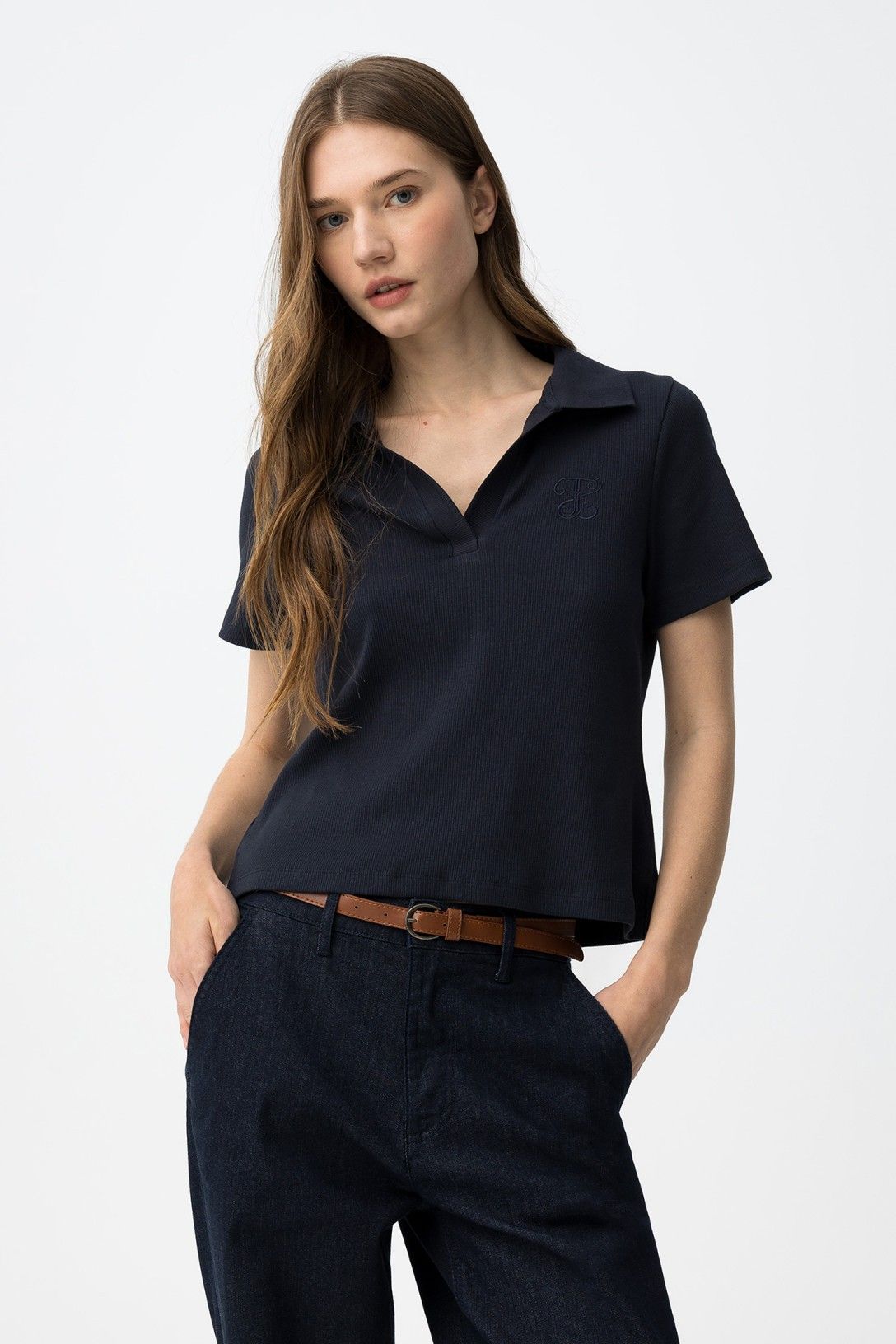 Camiseta Manga Corta Cuello Polo