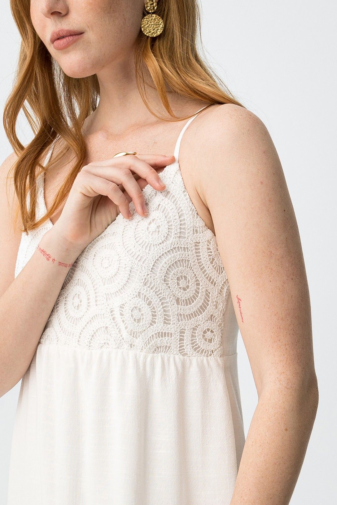 Vestido Largo Cuerpo Encaje