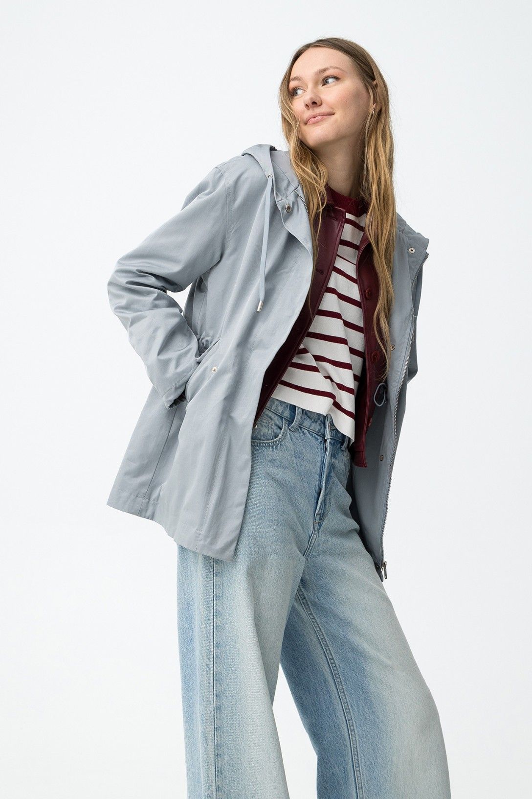 Chaqueta Capucha Casual