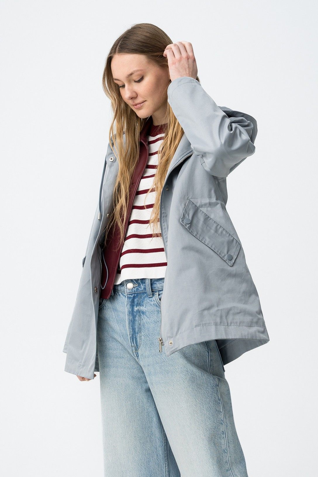 Chaqueta Capucha Casual