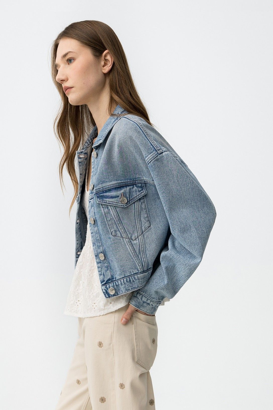 Cazadora Vaquera Oversize