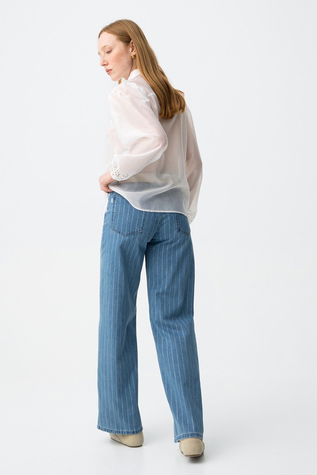 Vaquero Ancho Rayas Plata