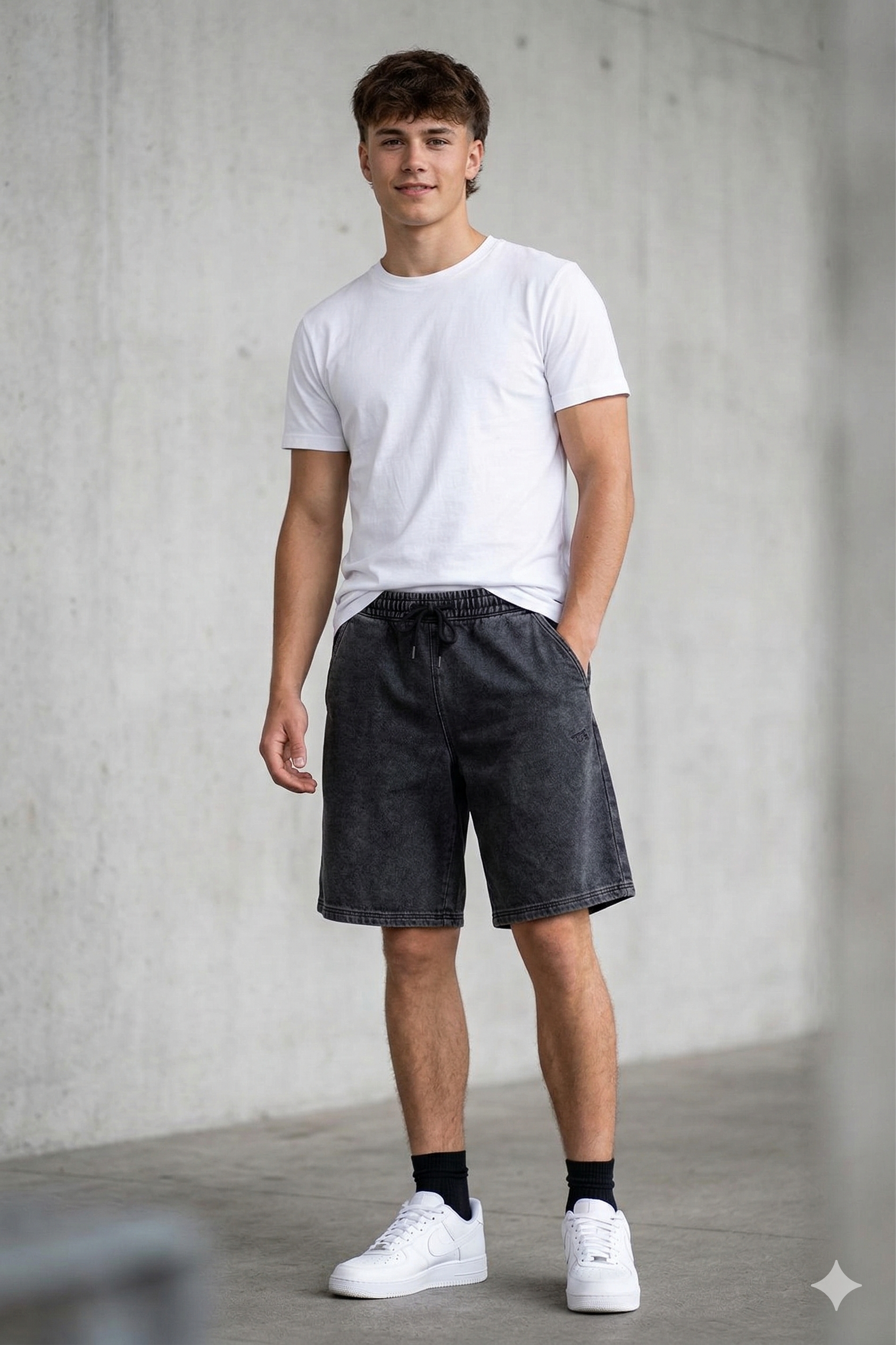 Bermuda Vaquera Negra.