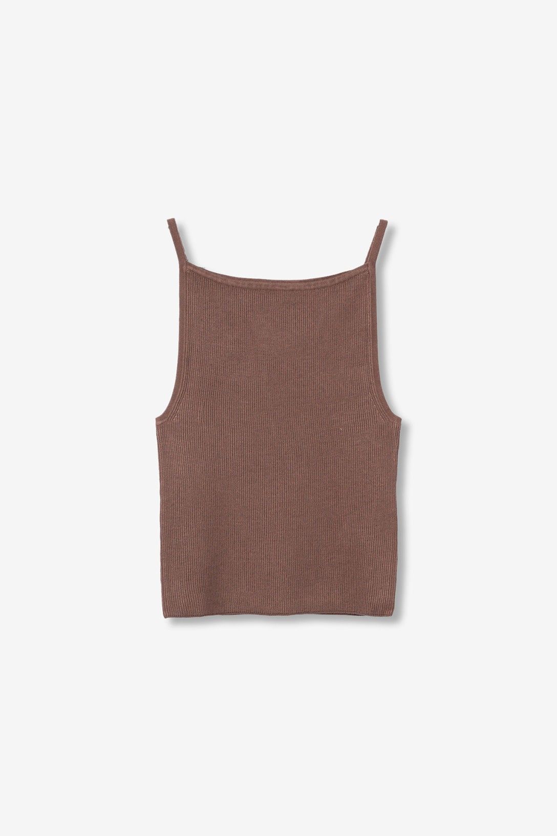 Camiseta canalé sin manga