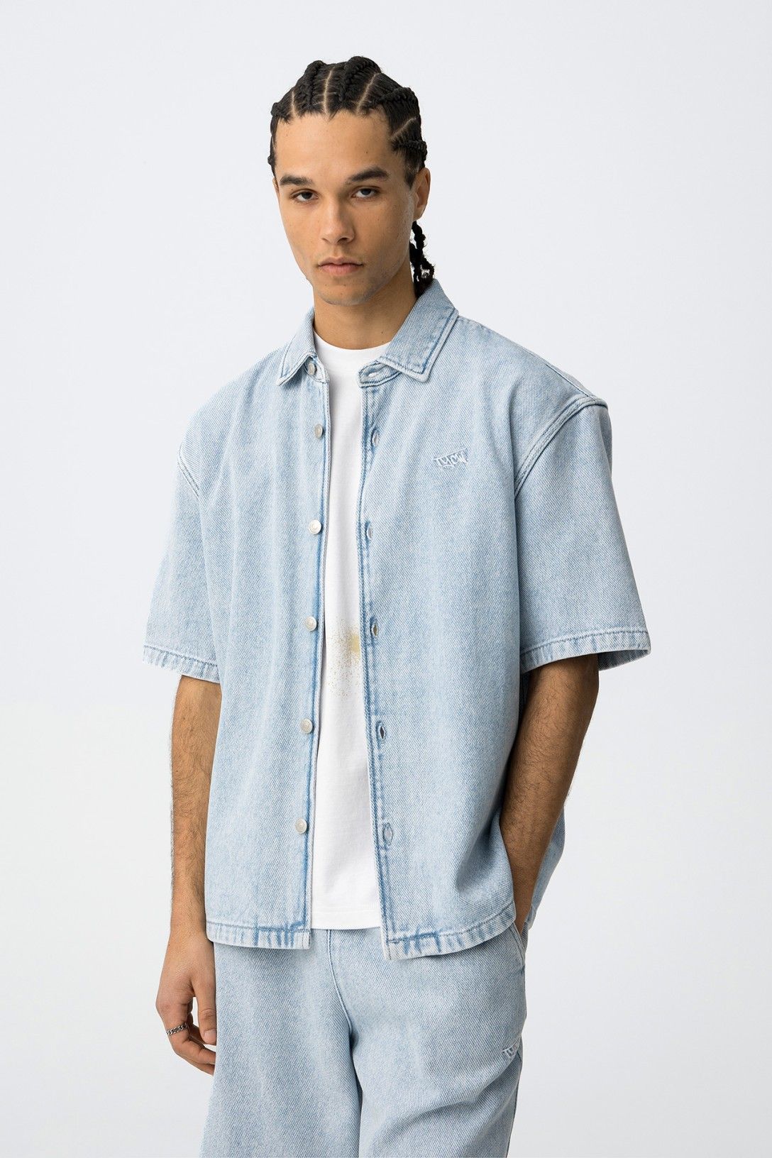 Sobre Camisa  Manga Corta Algodón