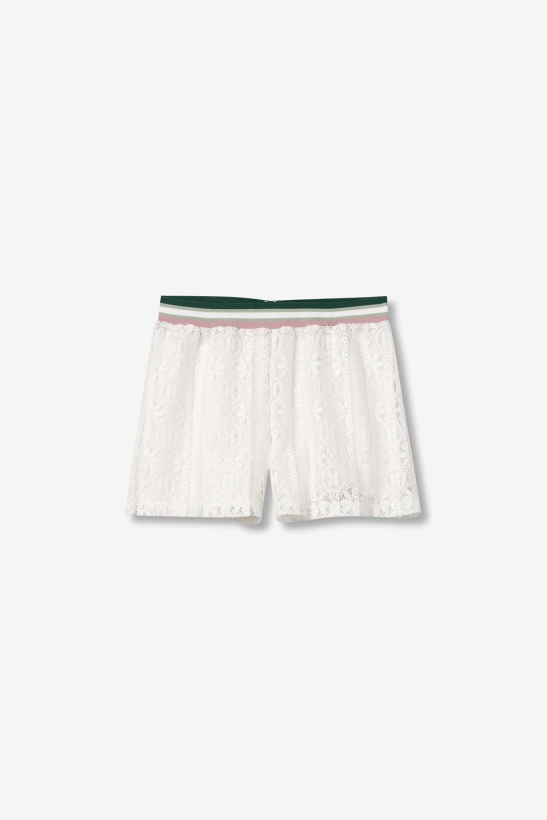 Shorts Corte Regular Encaje floral