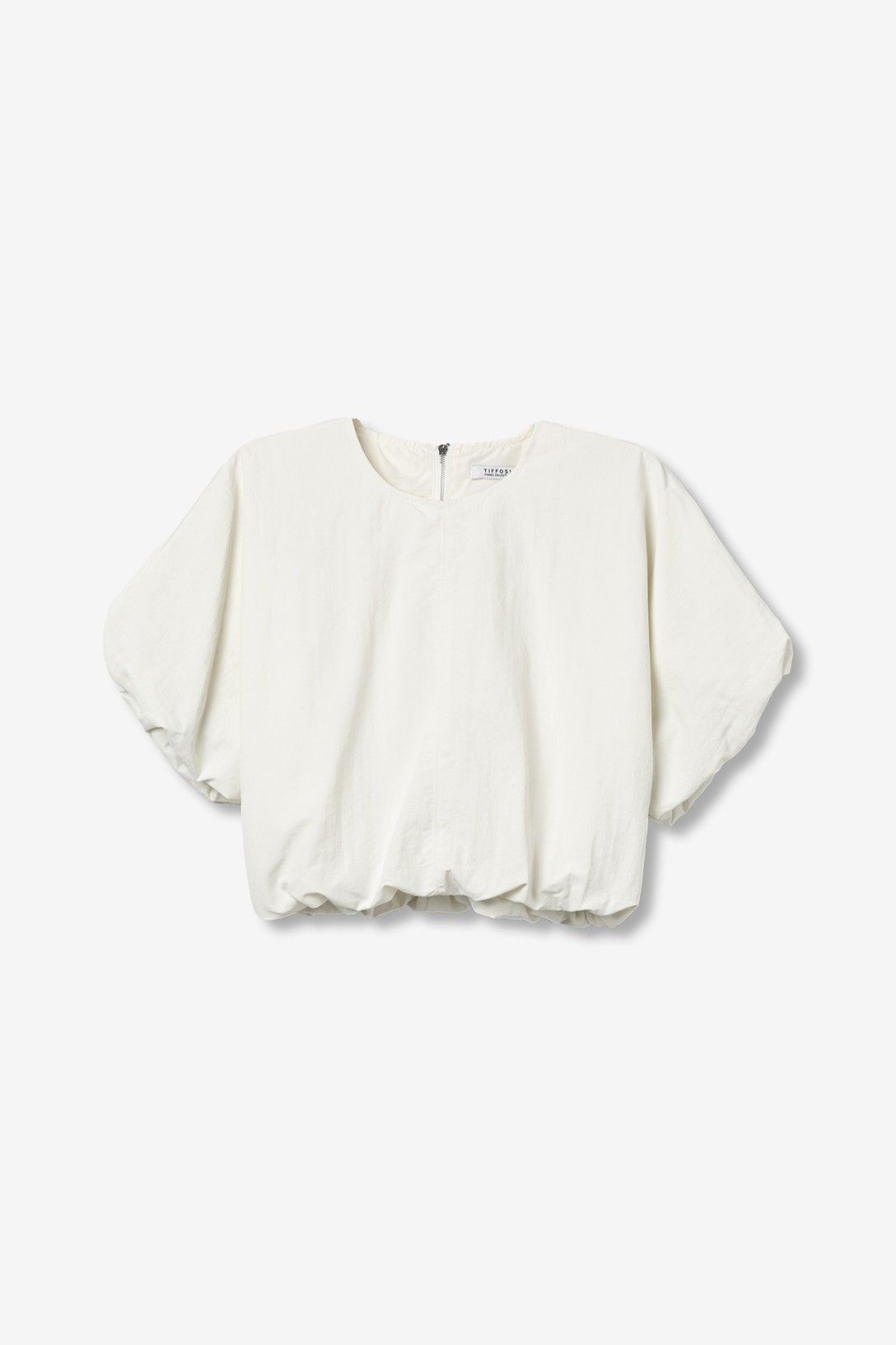 Blusa Manga Corta Abullonada