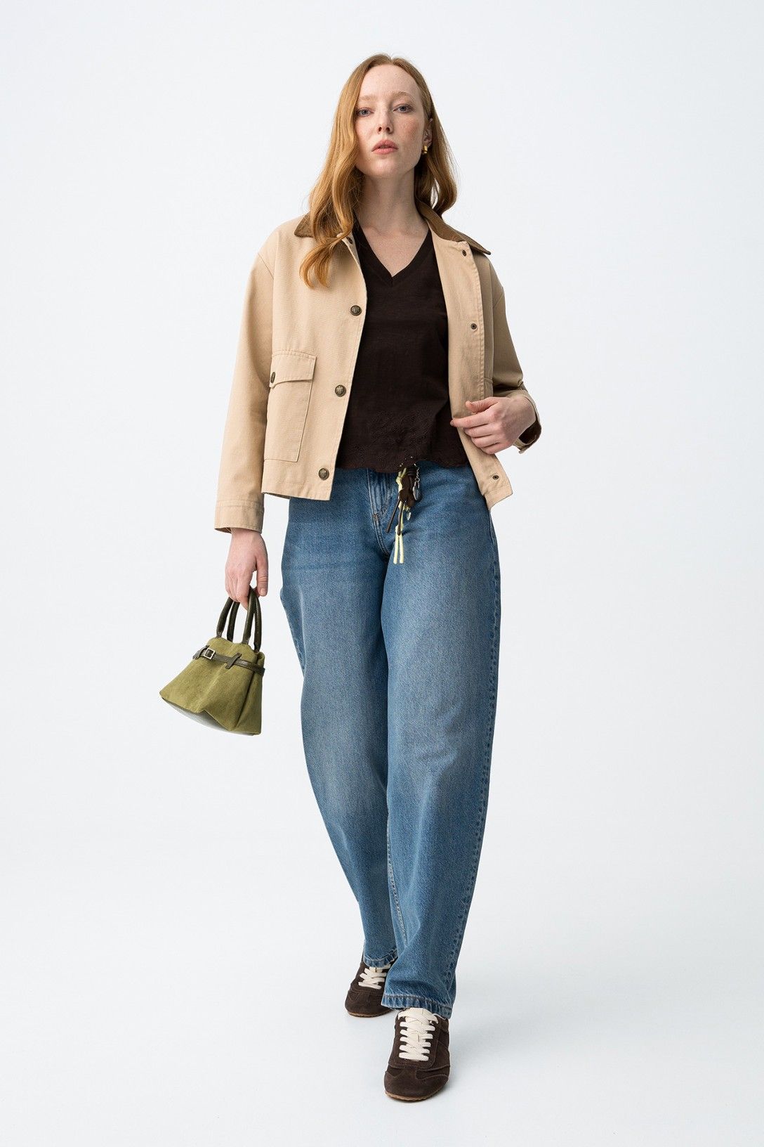 Chaqueta Contraste Cuello