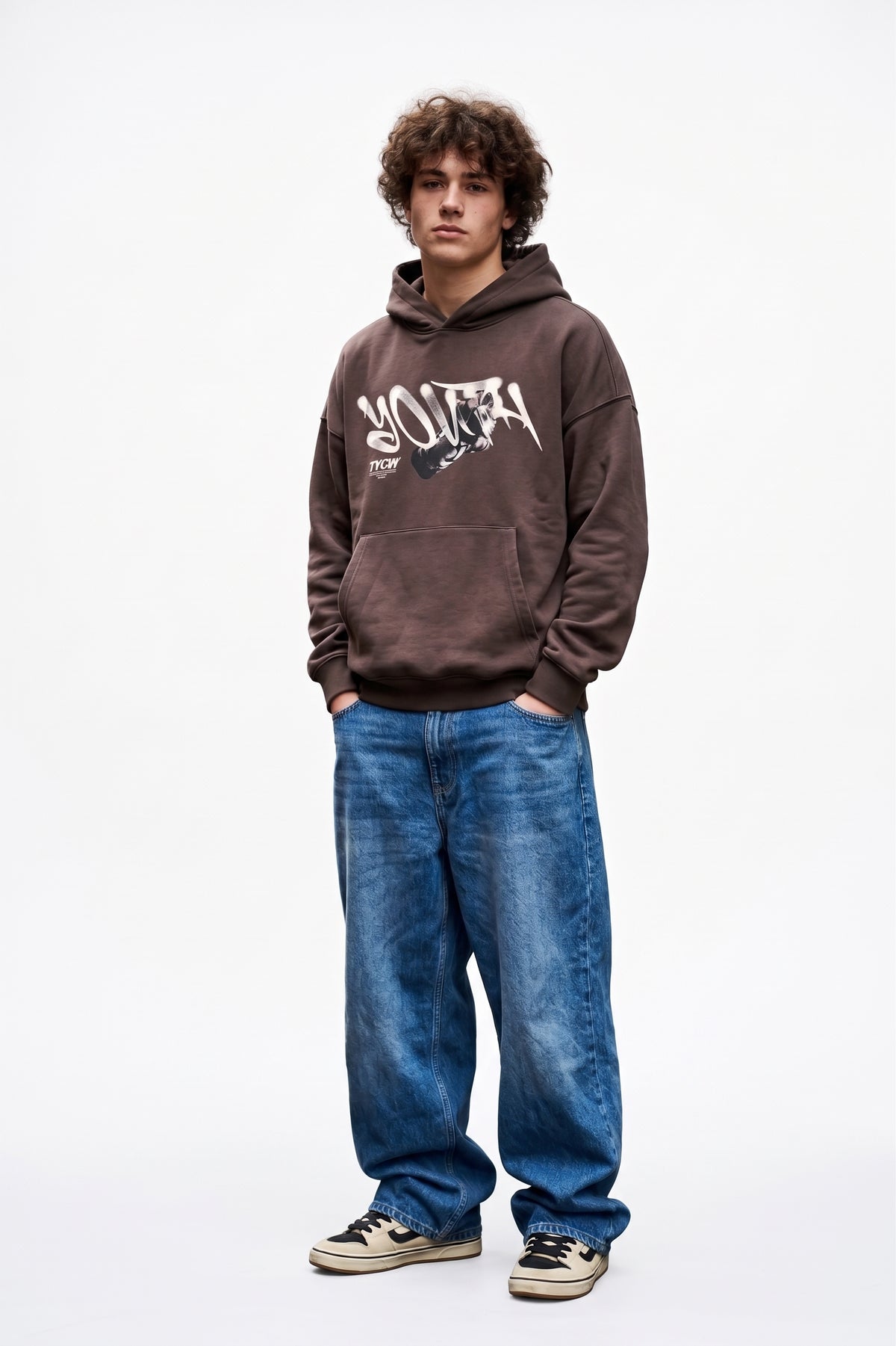 Sudadera con capucha grafitty