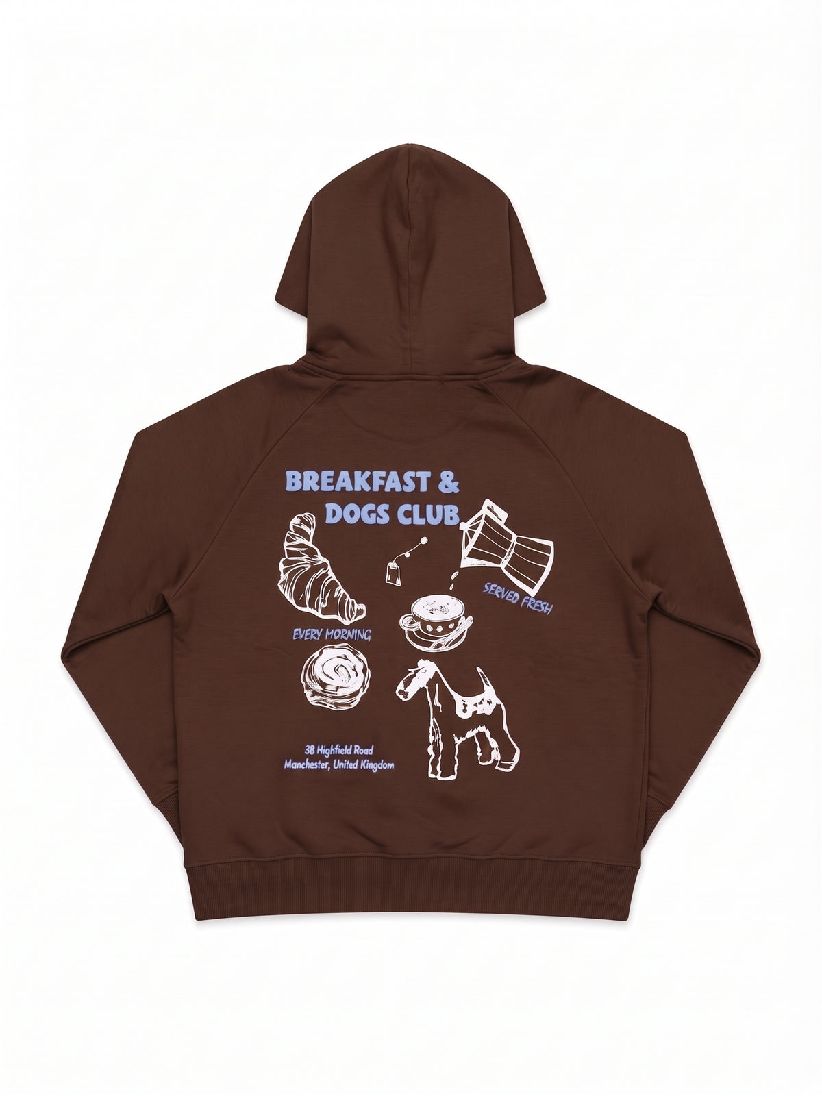 Sudadera capucha gráfico frontal.