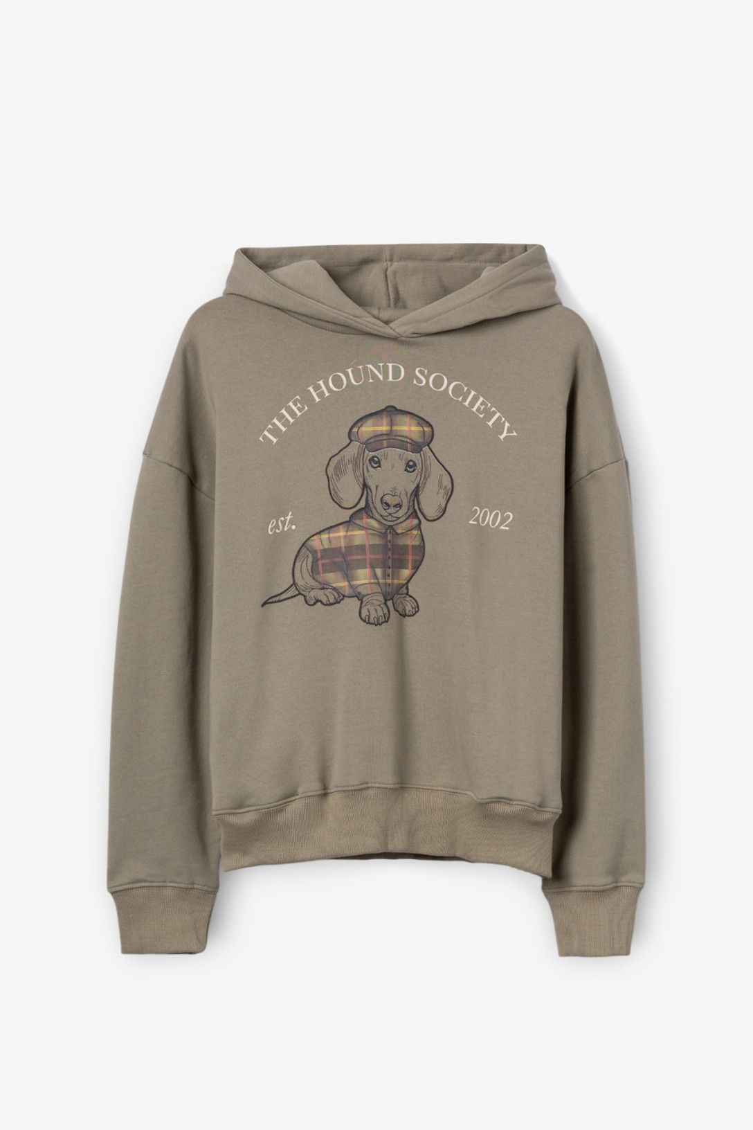 Sudadera con capucha estampado frontal