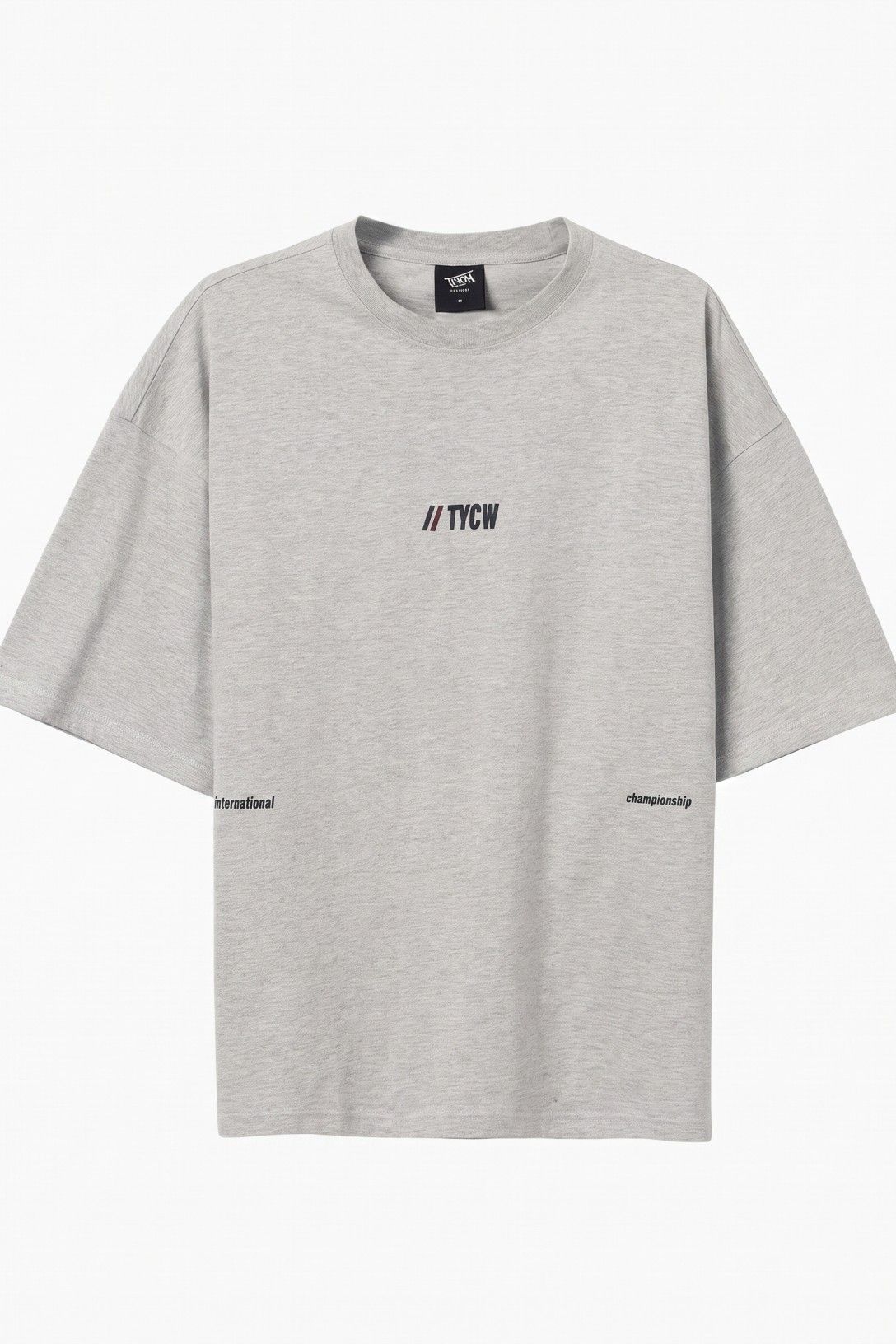 Camiseta manga corta oversized, chico
