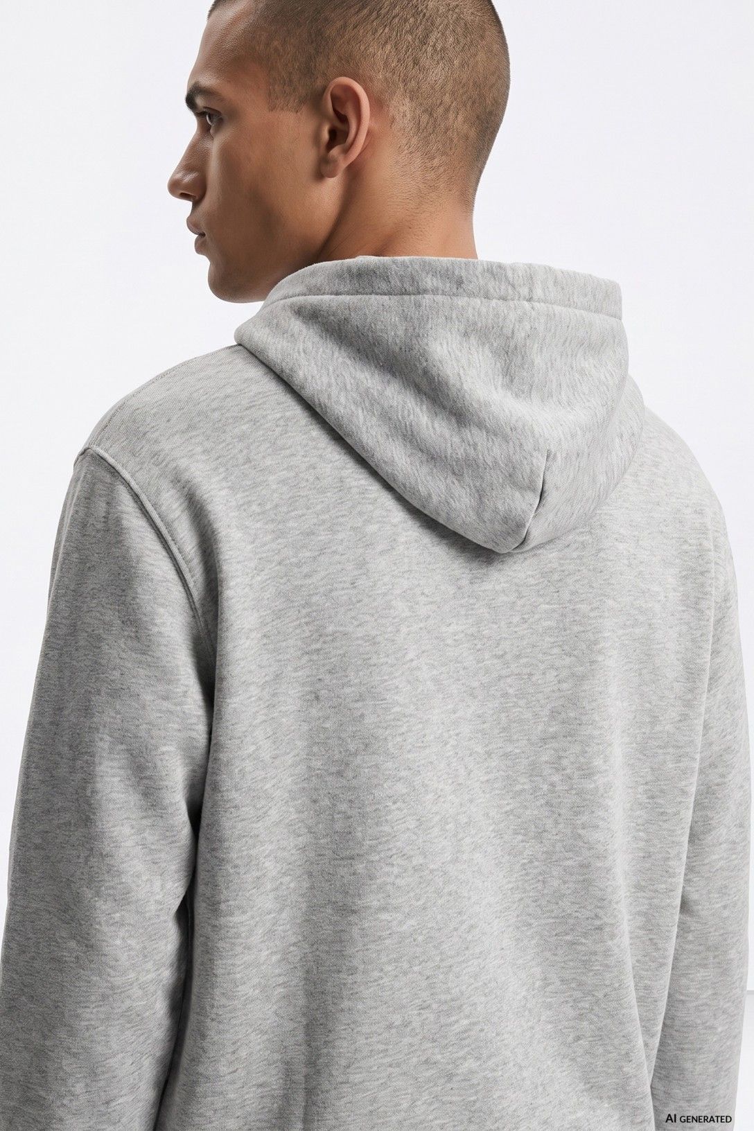 Sudadera con capucha y sin cremallera, chico.