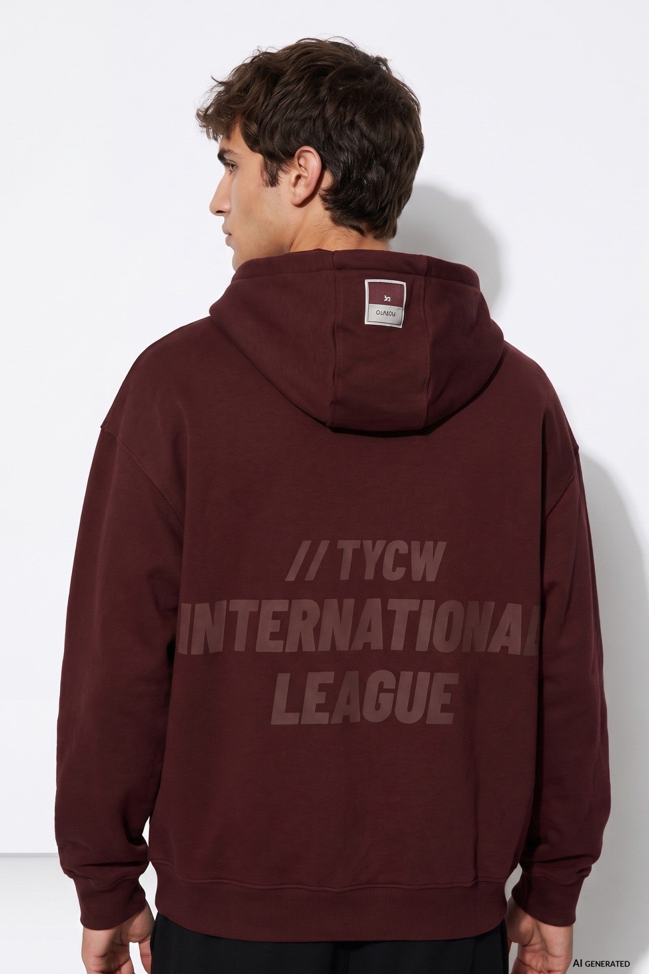 Sudadera con capucha interior de felpa, chico.