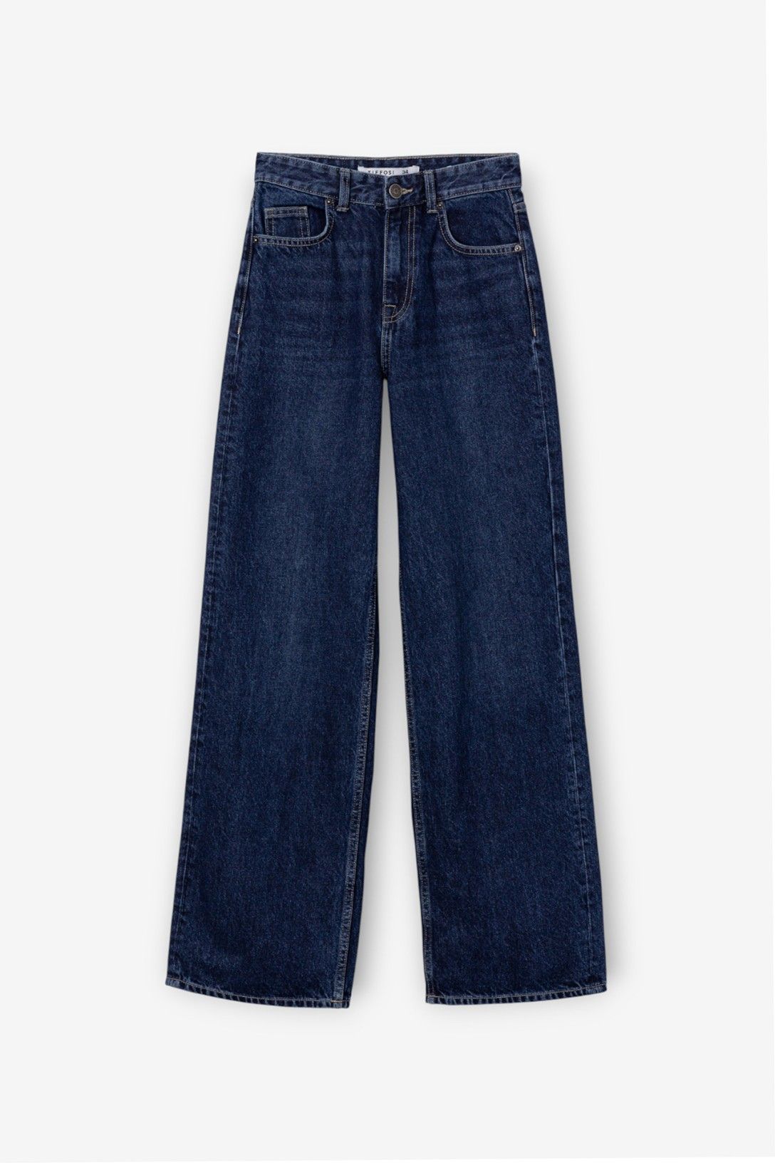 Pantalón vaquero wide leg.