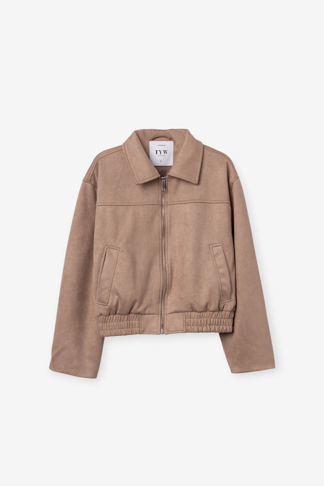 Chaqueta bomber ante sintético.