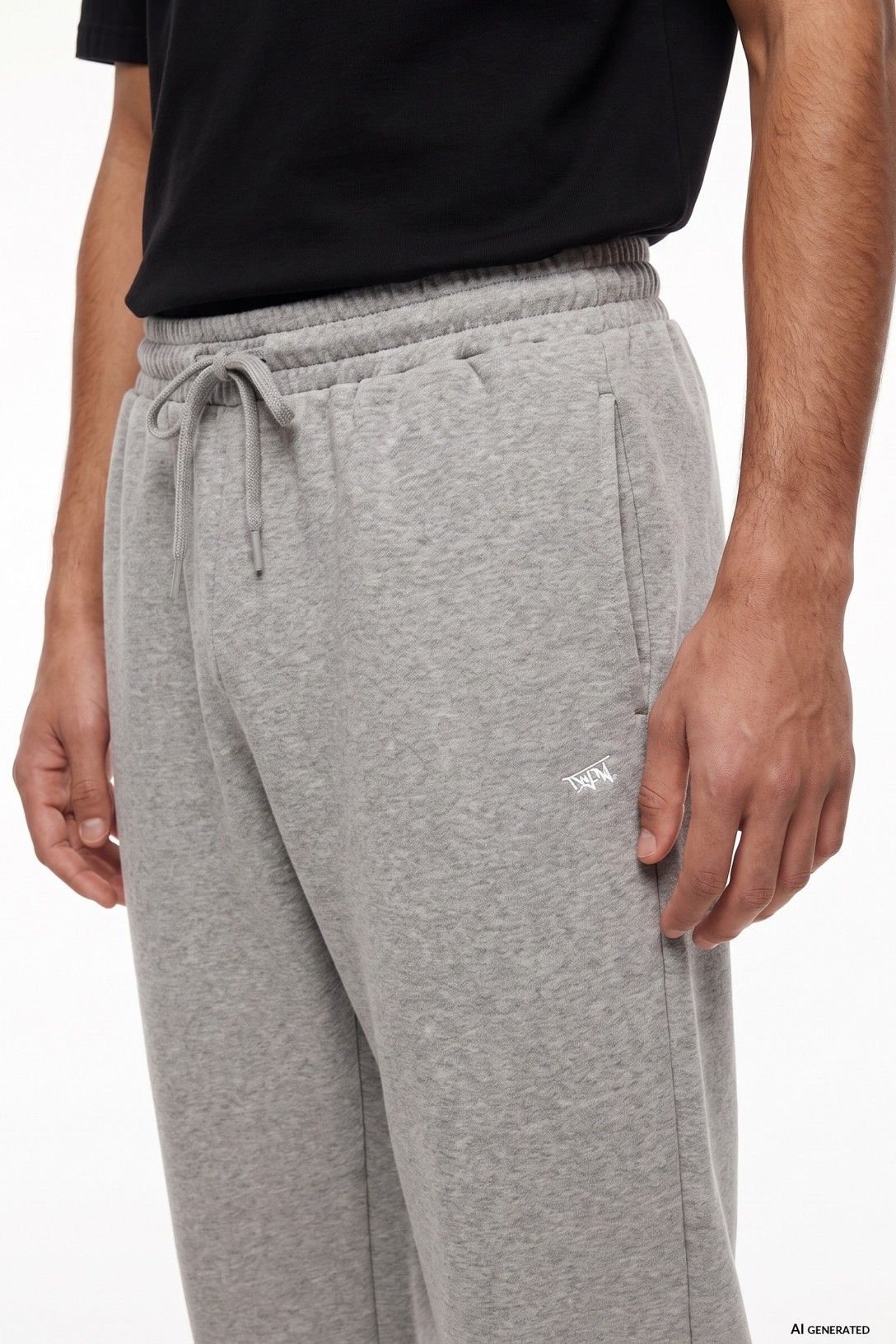 Pantalón jogger gris, chico.