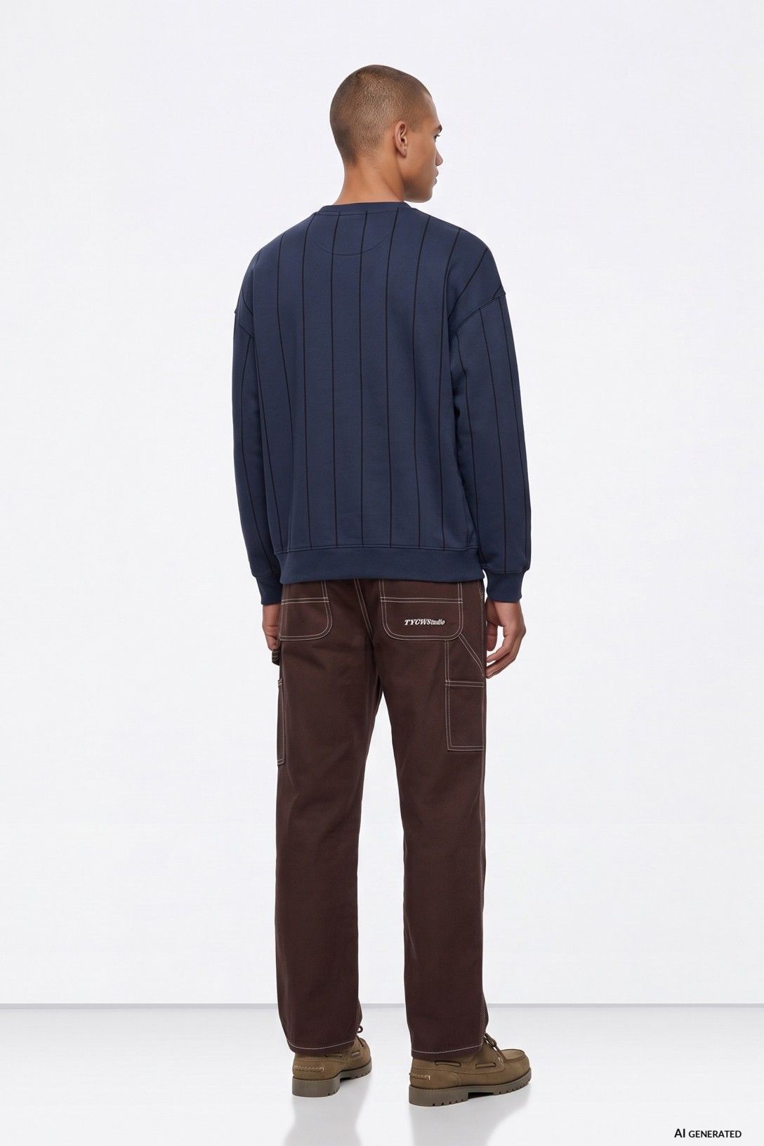 Pantalón cargo marrón