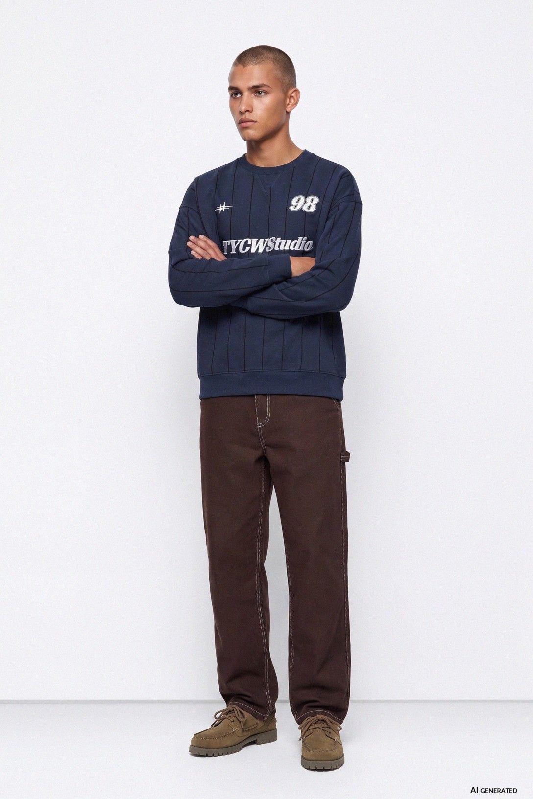 Pantalón cargo marrón