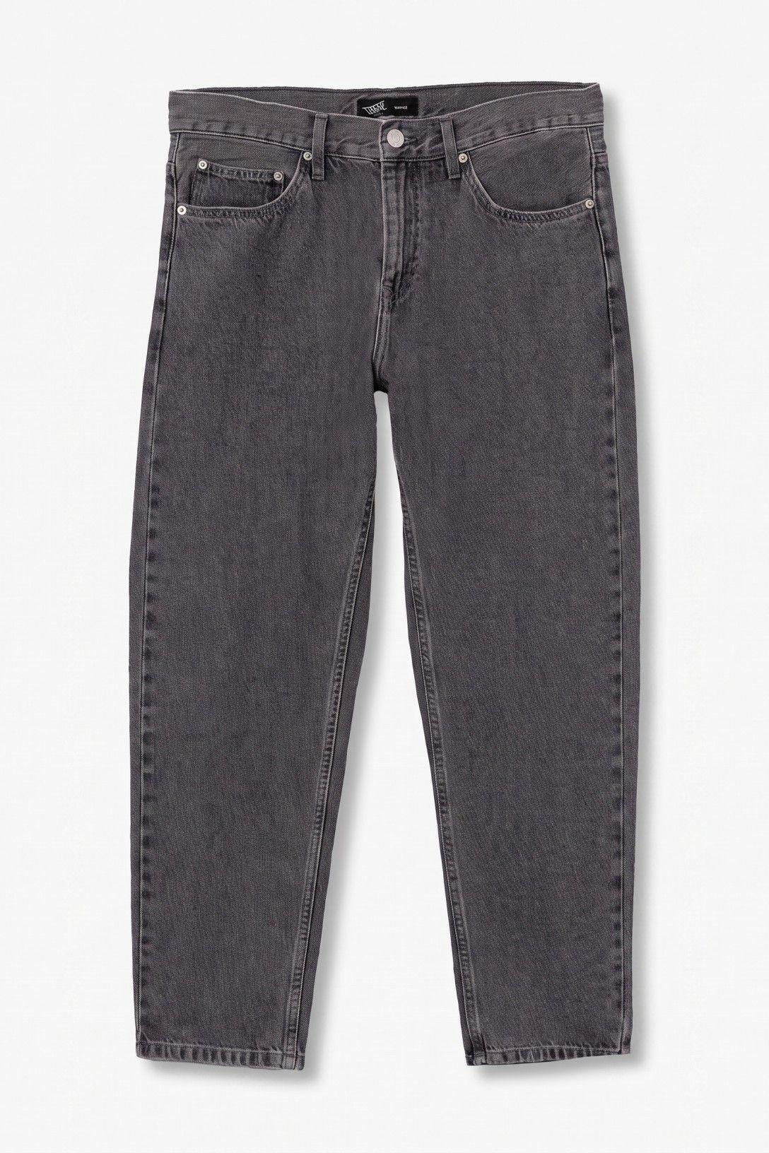 Pantalón vaquero recto, gris, chico.