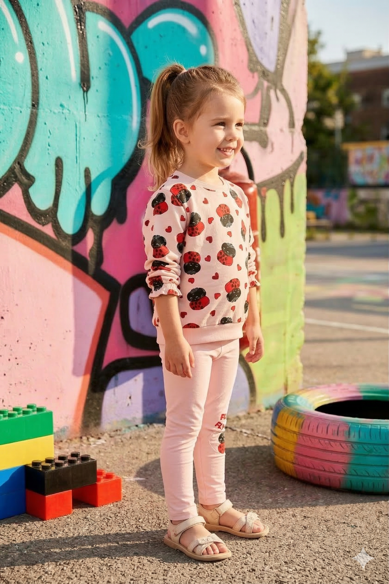 Sudadera sin capucha Rosa LEGO
