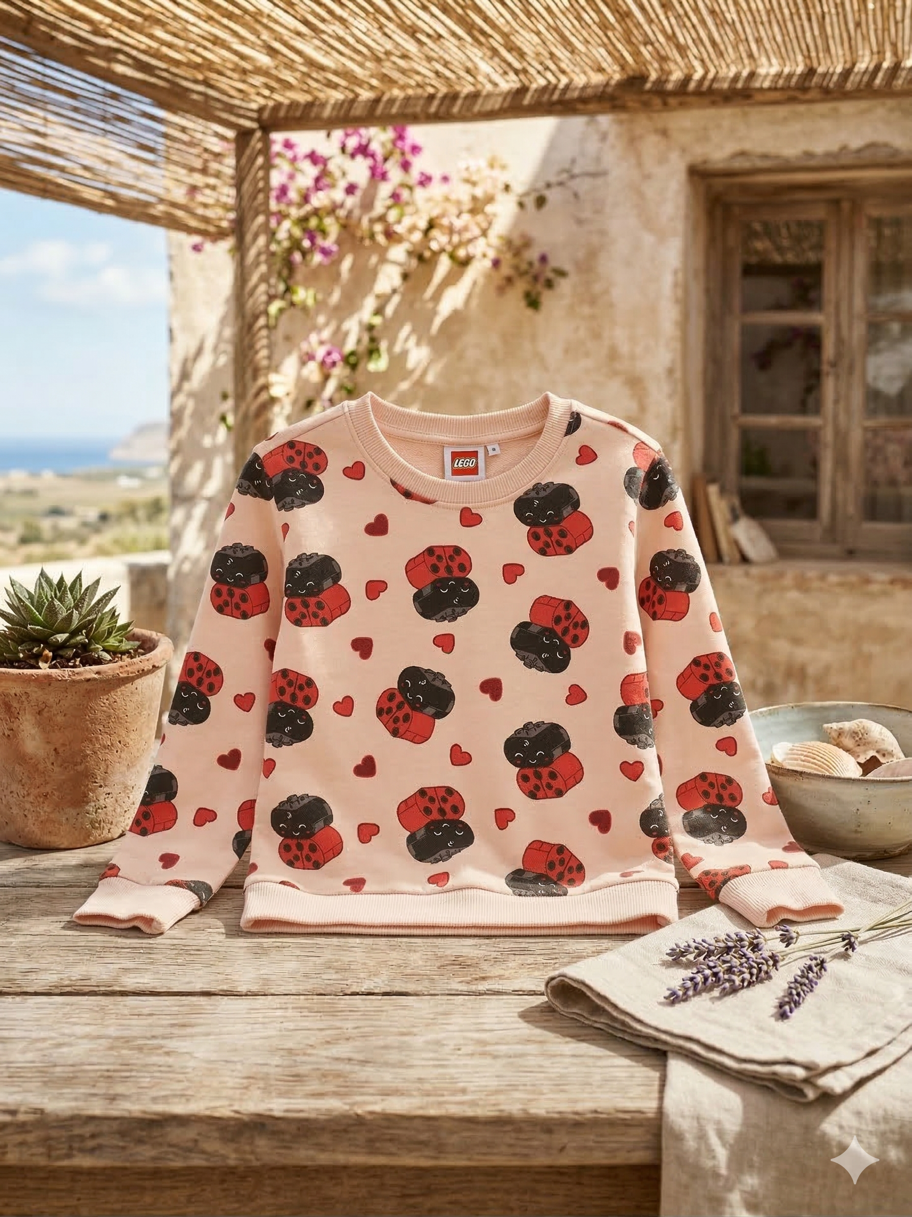 Sudadera sin capucha Rosa LEGO