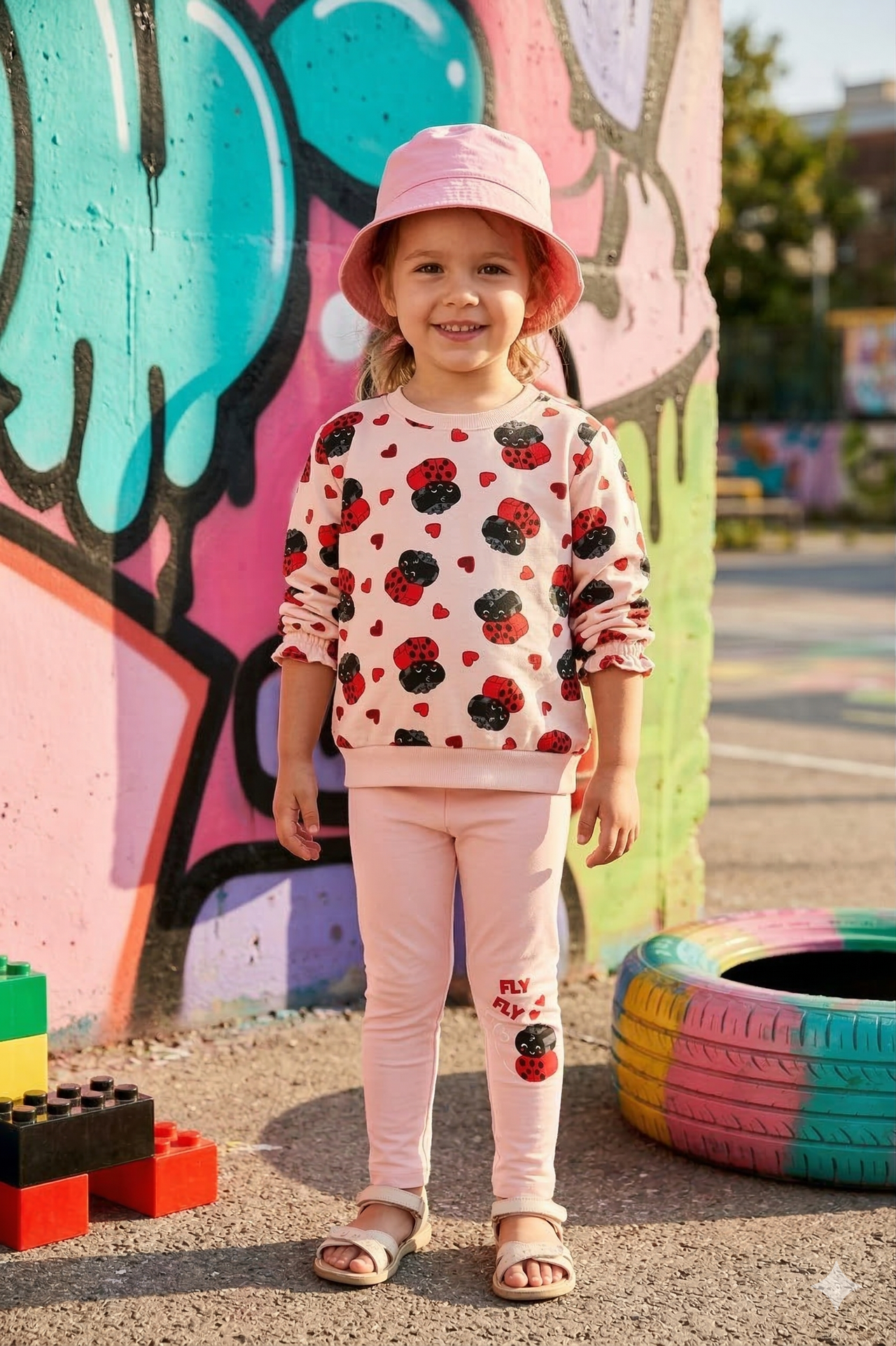 Sudadera sin capucha Rosa LEGO