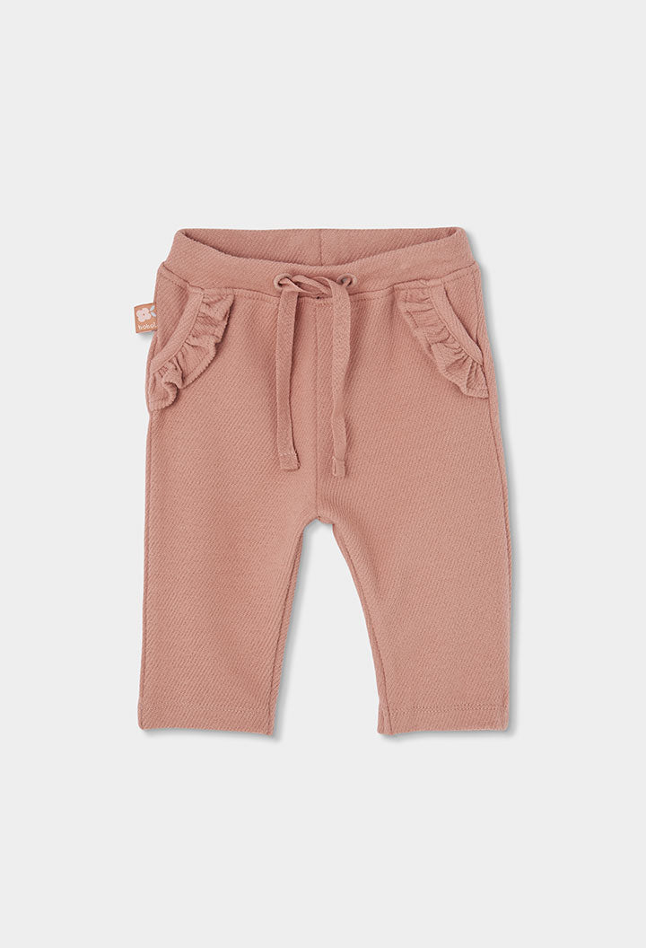 Conjunto punto flores de bebé niña