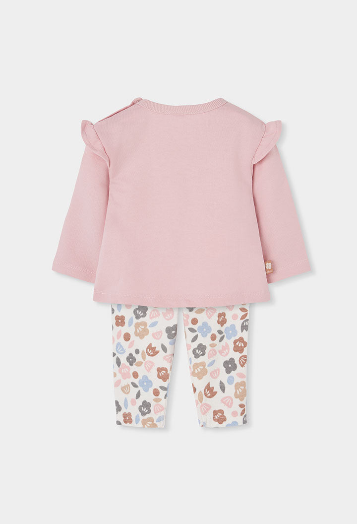 Conjunto punto de bebé niña