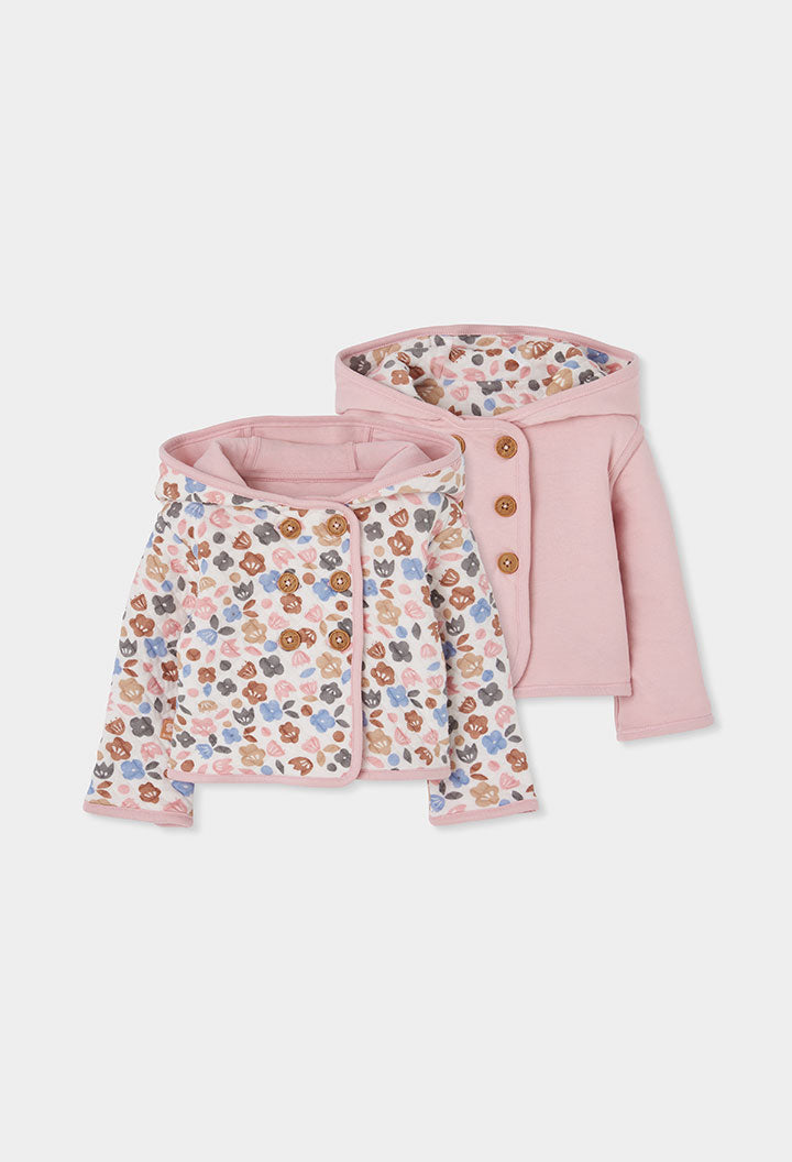 Chaqueta punto reversible de bebé