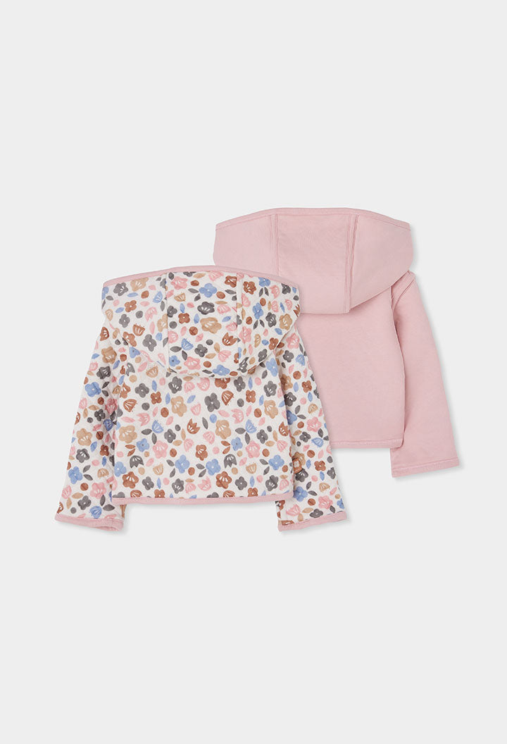 Chaqueta punto reversible de bebé